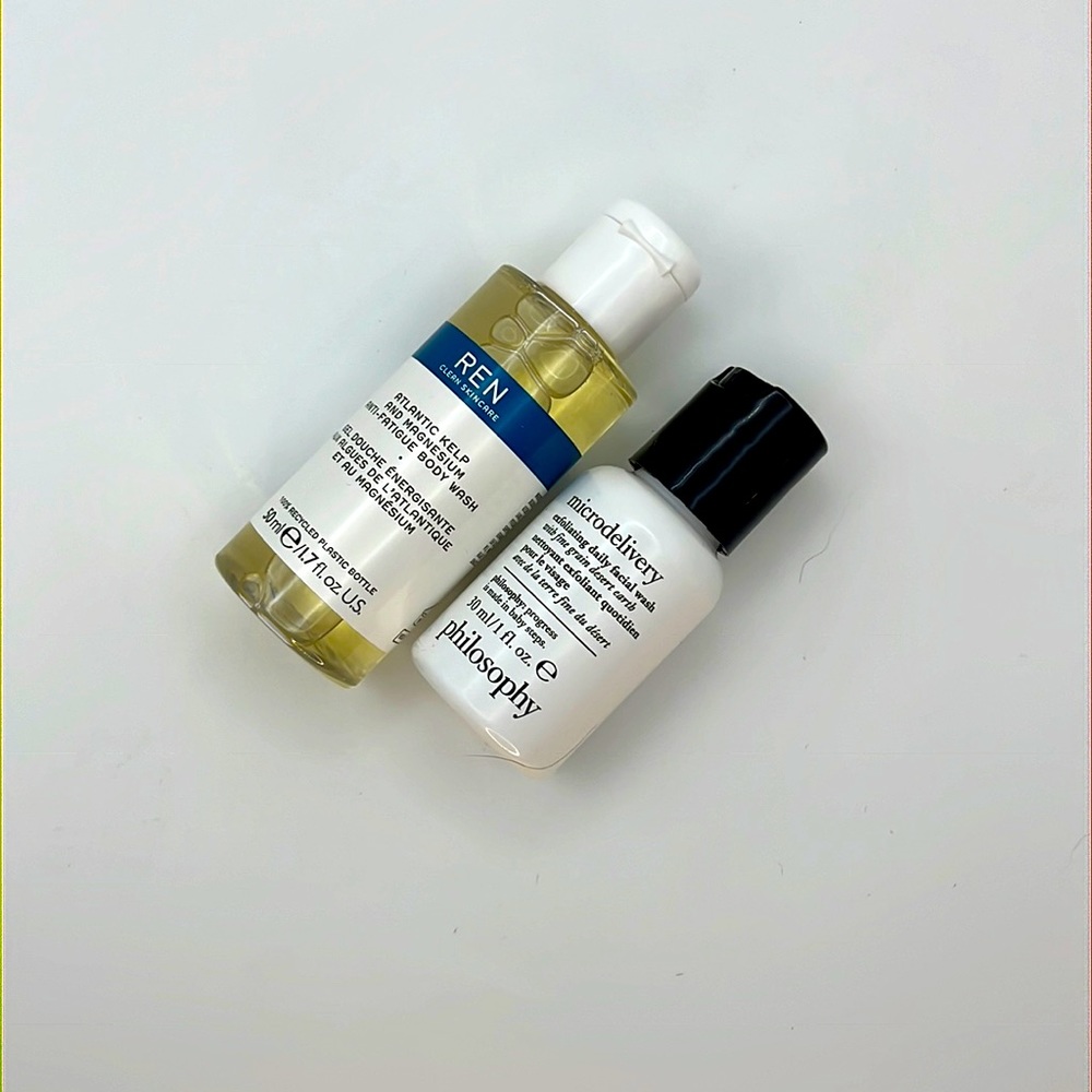 Philosophy & Ren Clean Skincare Face and Body Wash Duo